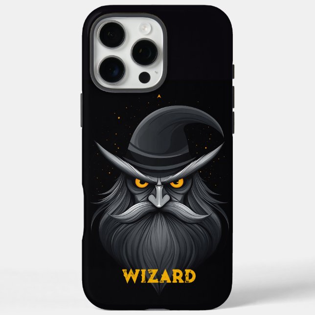 Angry Wizard Black Case-Mate iPhone Case (Back)