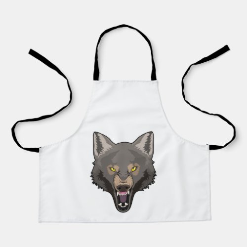 Angry Wolf Apron