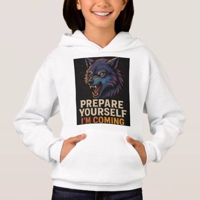 Angry Wolf Hoodie (Front)