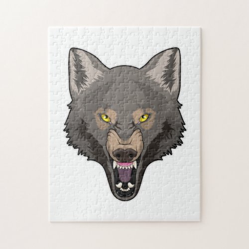 Angry Wolf Jigsaw Puzzle