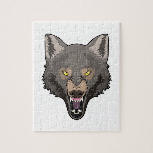 Angry Wolf Jigsaw Puzzle