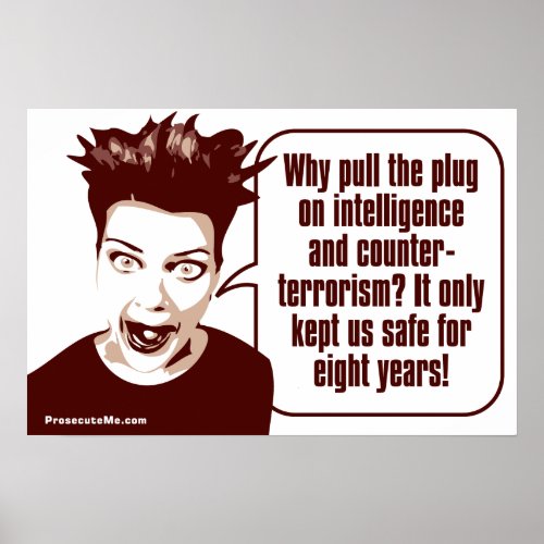Angry Woman Why pull the plug on intelligence Poster