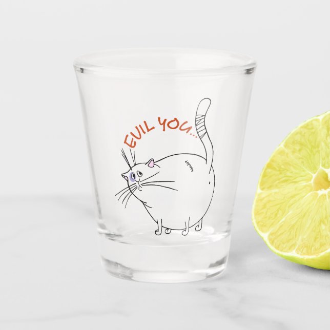 Angry you shot glass (Front)
