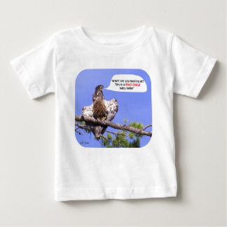Angry Young Bald Eagle Baby T-Shirt