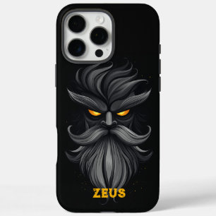 Angry Zeus Black iPhone 16 Pro Max Case