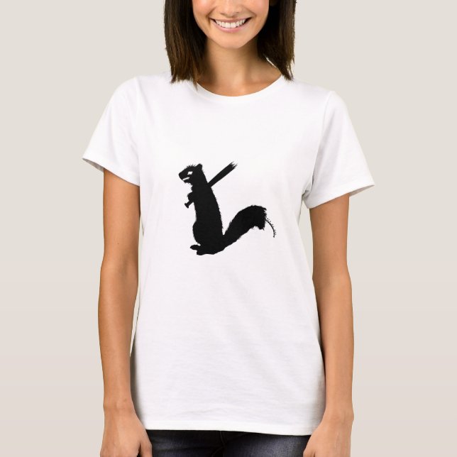 Angry Zombie Squirrel Collection T-Shirt (Front)