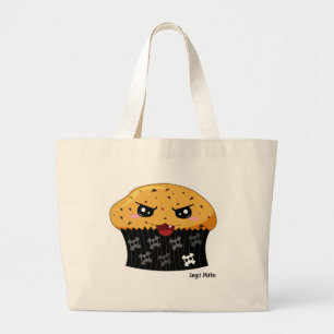 Angst Muffin Large Tote Bag