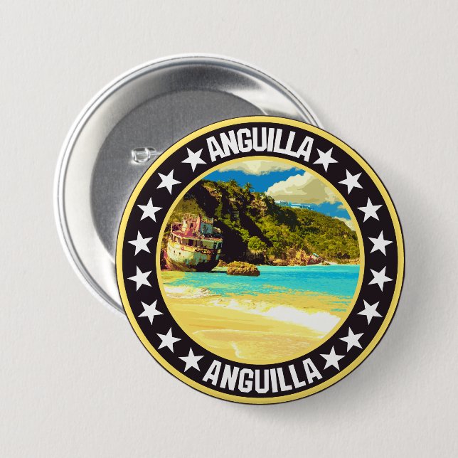 Anguilla                                           button (Front & Back)