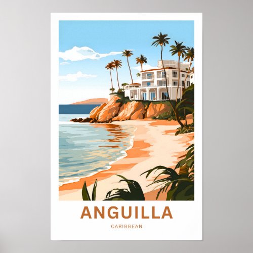 Anguilla Caribbean Travel Print