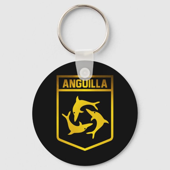 Anguilla Emblem Keychain (Front)