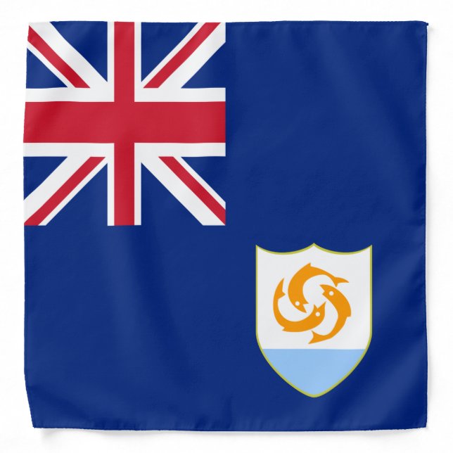 Anguilla Flag Bandana (Front)
