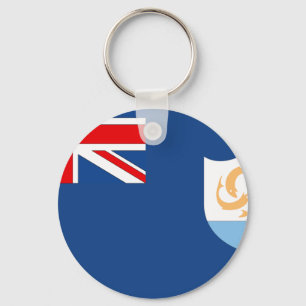 Anguilla Flag Keychain