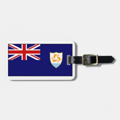 Anguilla Flag Luggage Tag