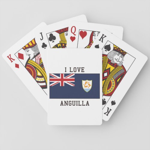 Anguilla Flag Playing Cards