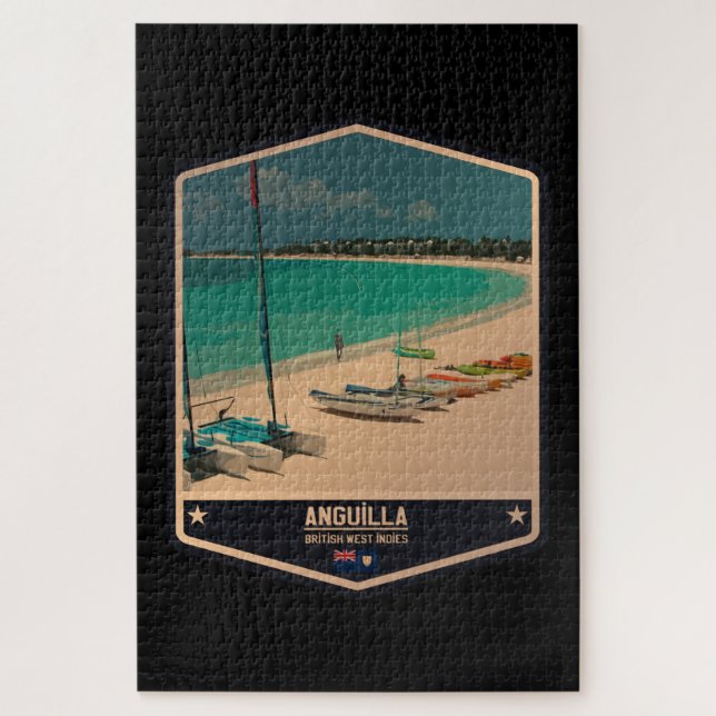 Anguilla Jigsaw Puzzle (Vertical)