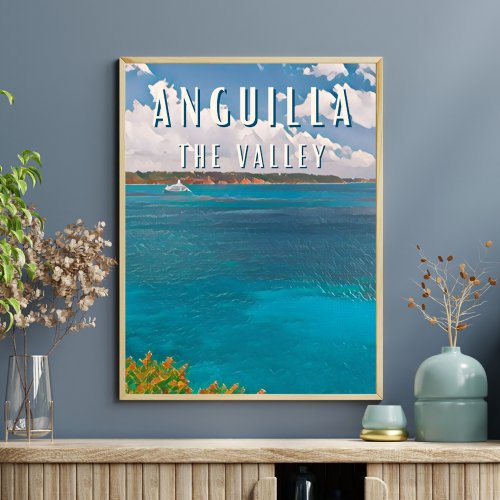 Anguilla Lle paradisiaque aux plages de rve Poster
