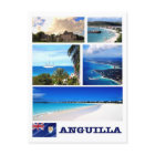 Anguilla - Mosaic - Postcard | Zazzle