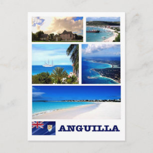Anguilla - Mosaic - Postcard