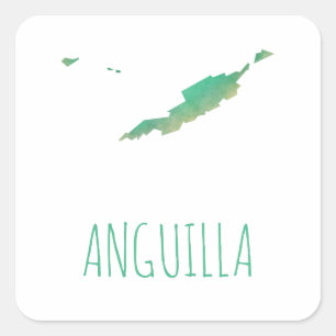 Anguilla Square Sticker