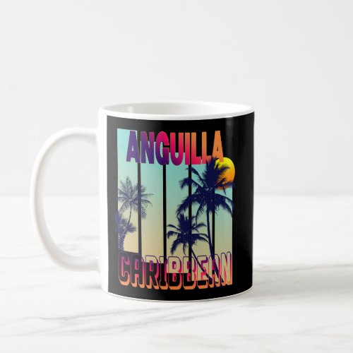 Anguilla Style Palm Tree Coffee Mug