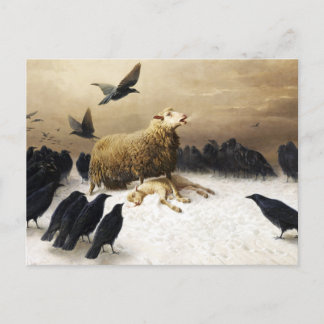 Anguish by August Friedrich Albrecht Schenck Postcard