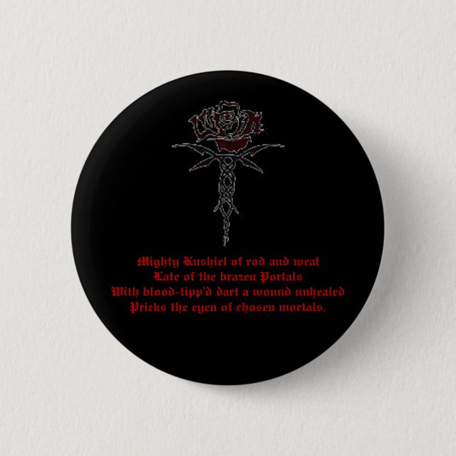 Anguissette Pinback Button (Front)
