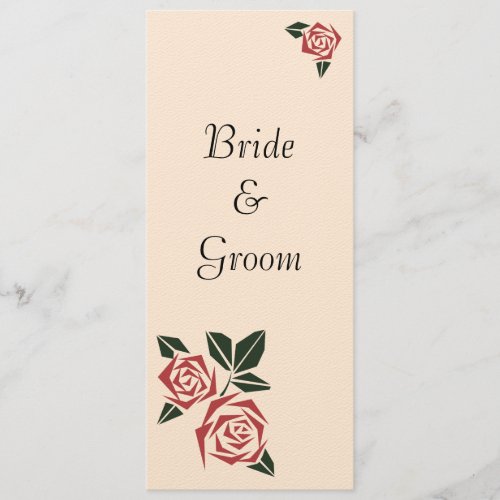 Angular Roses Invitations