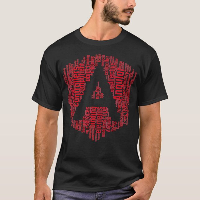 Angularjs wordcloud tshirt for Javascript Programm (Front)