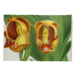 Anguloa Ruckerii Sanguine Lindenia Orchid Pillow Case