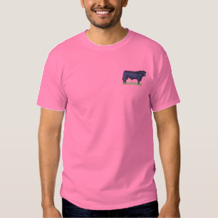 Angus Bull Embroidered T-Shirt