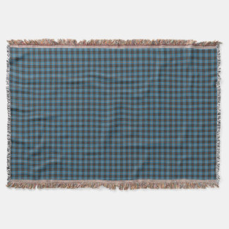 Angus District Ancient tartan Throw Blanket