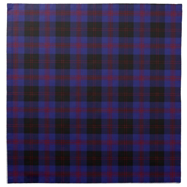 Angus District Tartan Cloth Napkin (Front)