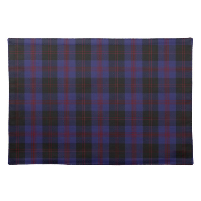 Angus District Tartan Scottish Plaid Cloth Placemat (Front)