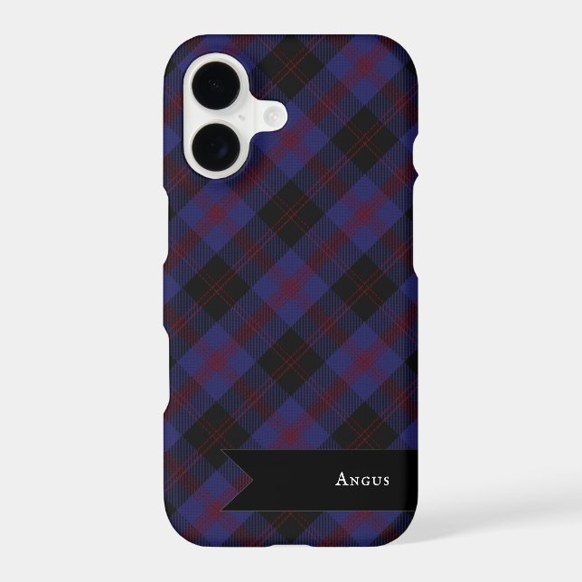 Angus District Tartan Scottish Plaid iPhone Case (Back)