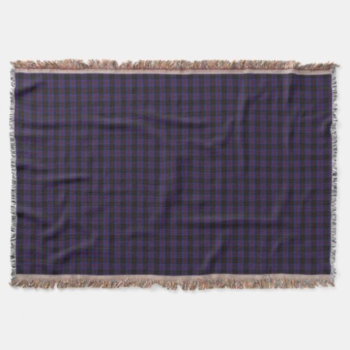 Angus District Tartan Scottish Plaid Throw Blanket