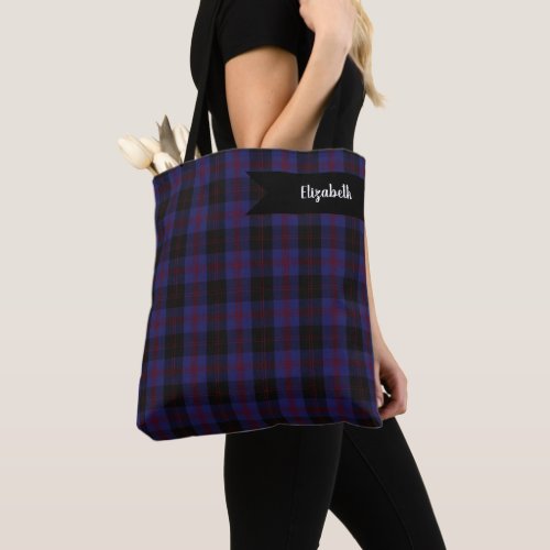 Angus District Tartan Scottish Plaid Tote Bag