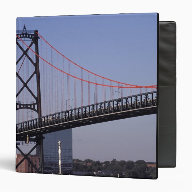 Angus L Macdonald Bridge, Halifax, Nova 2 3 Ring Binder (Front/Inside)
