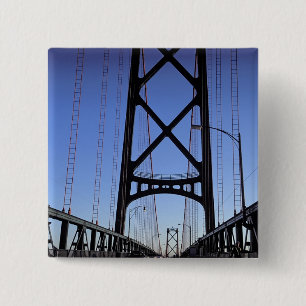Angus L Macdonald Bridge, Halifax, Nova Pinback Button