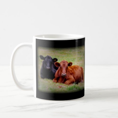 Angus Love _ Pair of Cattle Side by Side Coffee Mug