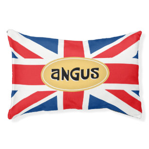 Angus Personalized British Pet Bed