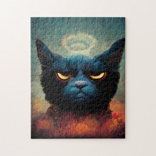 Angus The One True CatGod Jigsaw Puzzle