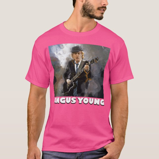 Angus Young Thunderstruck T-Shirt (Front)