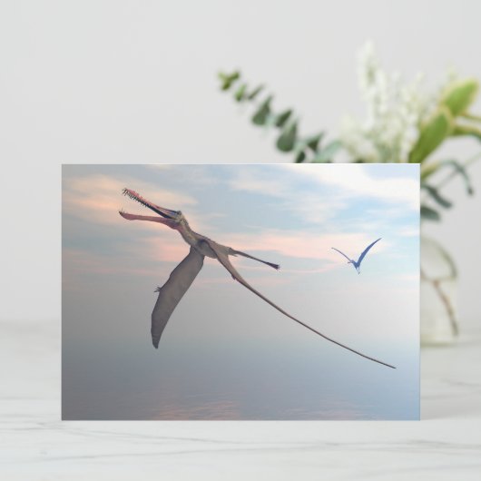 Anhanguera prehistoric birds (Standing Front)