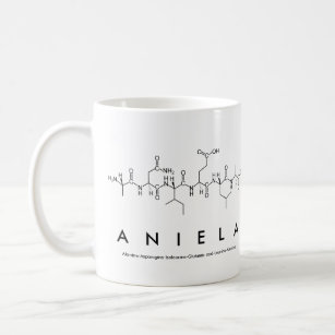 Aniela peptide name mug