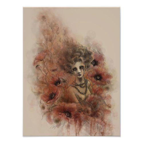 Anima Sola Dark Fantasy Art Print