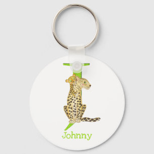 Animal ABC J is for jaguar key ring