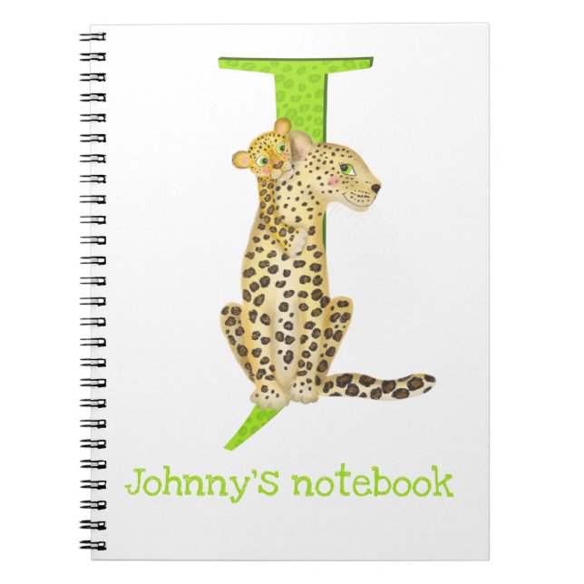 Animal ABC J is for jaguar notebook (Front)