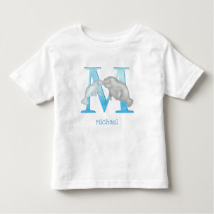 Animal ABC M is for manatee T-shirt