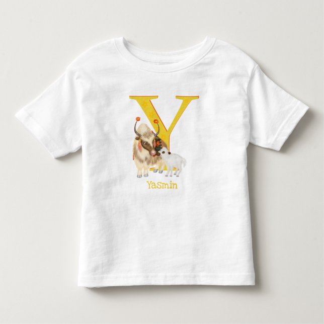 Animal ABC Y is for yak T-shirt (Front)