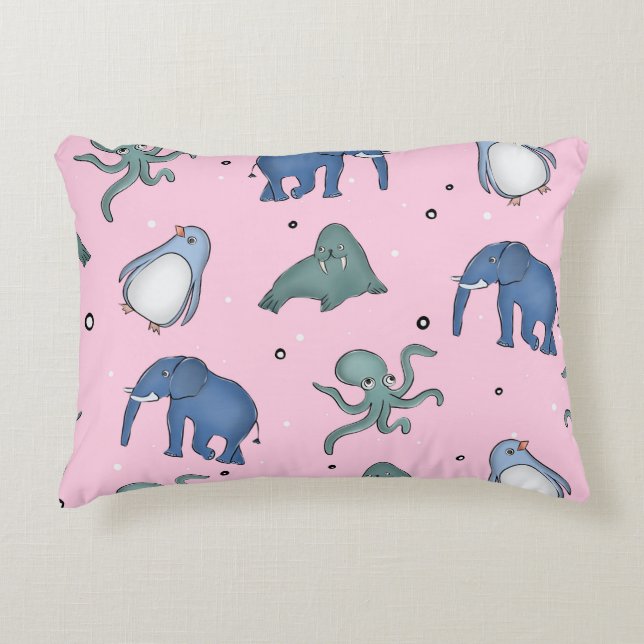 Animal  accent pillow (Front)